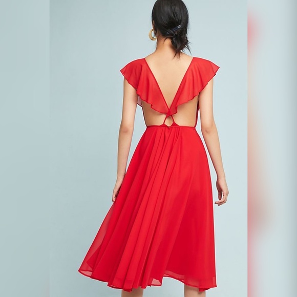 Anthropologie Yumi Kim Mavis Ruffled Dress - Picture 2 of 2